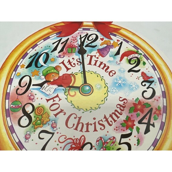 Vintage Paper Magic Group It’s Time For Christmas Die Cut Decoration Paper 12” - Picture 6 of 7